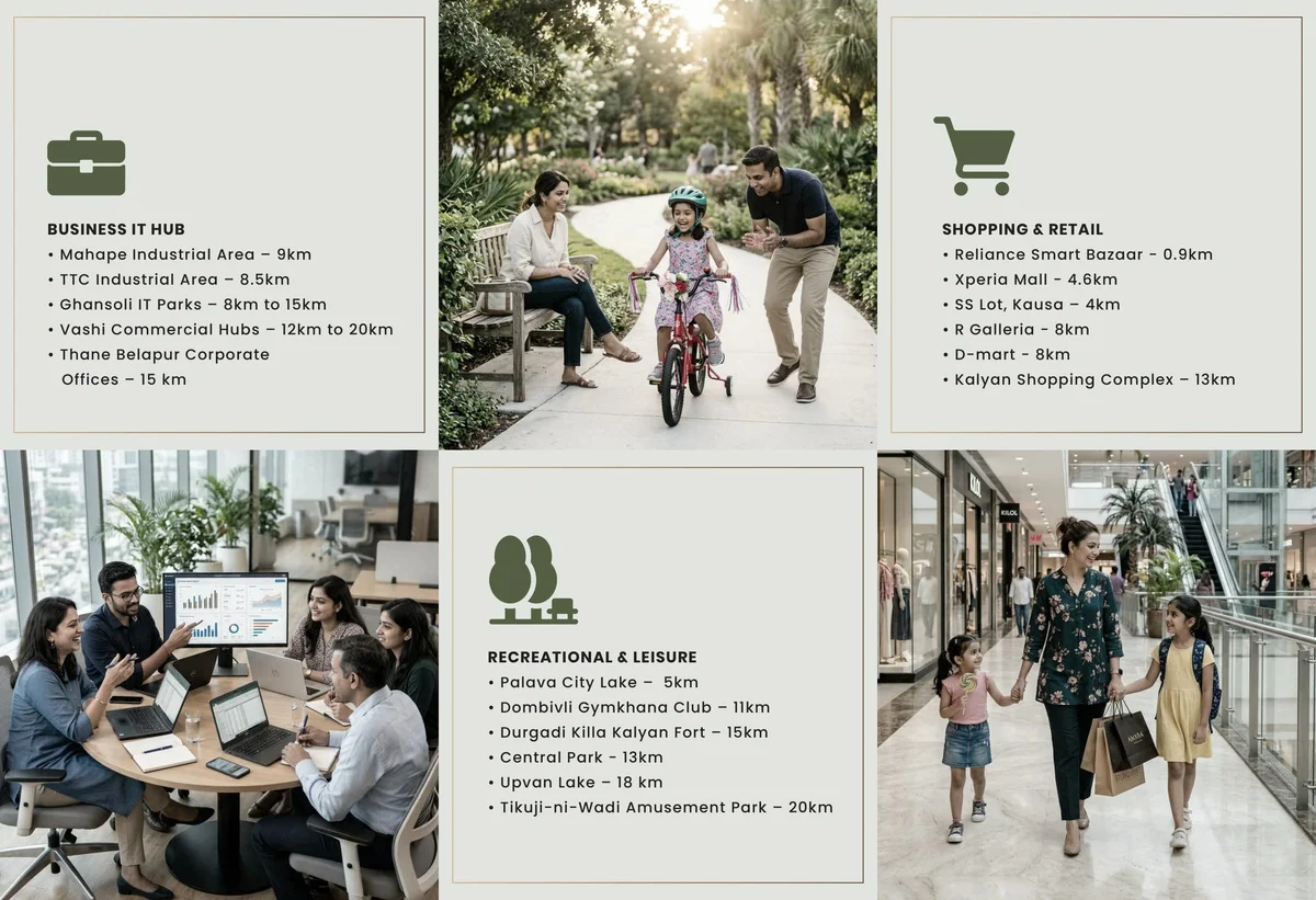 Meredian Park Shilphata 1 BHK - Meredian park shilphata